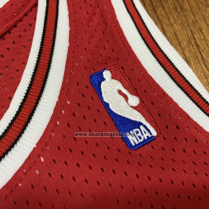 Camiseta Chicago Bulls Michael Jordan NO 23 1997-98 NBA Finals Mitchell & Ness Rojo